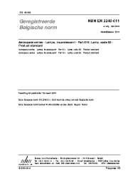 NBN EN 2240-011:2010