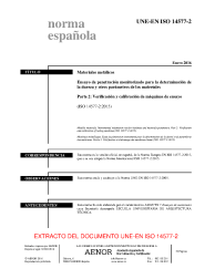 UNE-EN ISO 14577-2:2016
