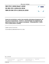 NBN EN ISO 374-1:2016/A1:2018