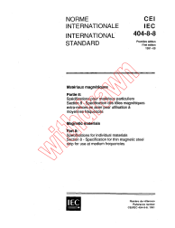 IEC 60404-8-8:1991