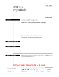 UNE 56880:2007 (R2017)