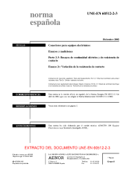 UNE-EN 60512-2-3:2002