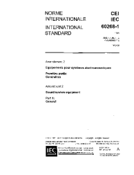 IEC 60268-1:1985/AMD2:1988