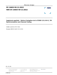 NBN EN 16603-50-21:2022