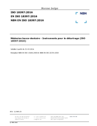 NBN EN ISO 18397:2016