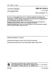 NBN EN 13920-8:2003