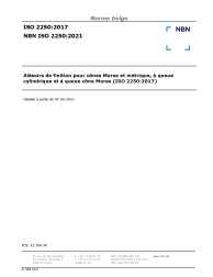 NBN ISO 2250:2021