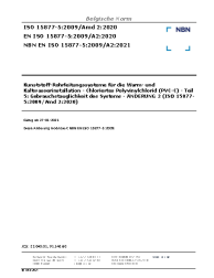 NBN EN ISO 15877-5:2009/A2:2021