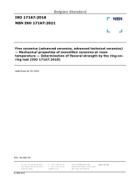 NBN ISO 17167:2021