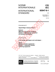 IEC 60947-6-1:1989/AMD2:1997