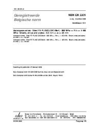 NBN EN 2209:2009