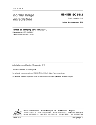 NBN EN ISO 5912:2011