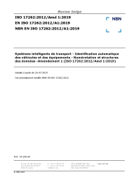 NBN EN ISO 17262:2012/A1:2019