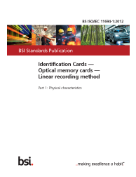 BS ISO/IEC 11694-1:2012