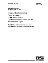 BS ISO/IEC 10729-2:1995