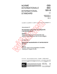 IEC 60191-3:1974/AMD2:1995
