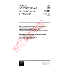 IEC 61954:1999