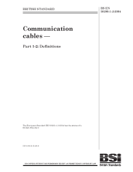 BS EN 50290-1-2:2004
