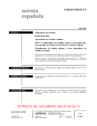 UNE-EN 50123-7-3:2004 (R2018)