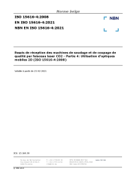 NBN EN ISO 15616-4:2021
