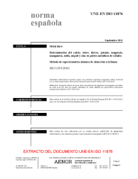 UNE-EN ISO 11876:2011