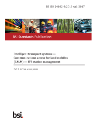 BS ISO 24102-3:2013+A1:2017