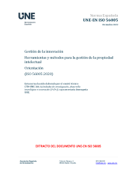 UNE-EN ISO 56005:2022