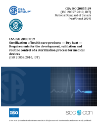 CSA ISO 20857:19 (R2024)
