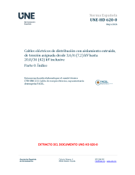 UNE-HD 620-0:2024