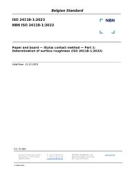 NBN ISO 24118-1:2023