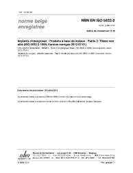 NBN EN ISO 5832-2:2012