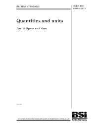 BS EN ISO 80000-3:2013