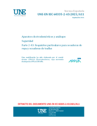 UNE-EN IEC 60335-2-43:2021/A11:2021