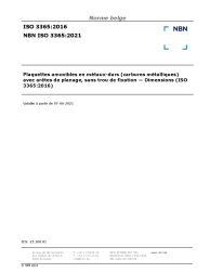 NBN ISO 3365:2021