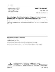 NBN EN ISO 3807:2013