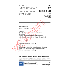 IEC 60684-3-216:2001/AMD1:2005