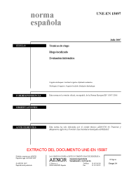 UNE-EN 15097:2007 (R2017)