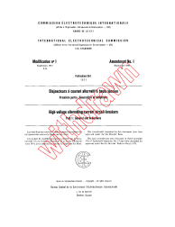 IEC 60056-1:1971/AMD1:1975