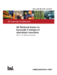 NA to BS EN 1999-1-5:2007