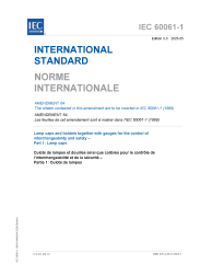 IEC 60061-1:1969/AMD64:2025