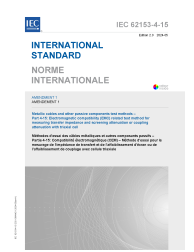 IEC 62153-4-15:2021/AMD1:2024