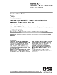 BS 2782-4:Methods 433C and 433D:1979