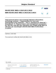NBN ISO/IEC/IEEE 8802-3:2021/A11:2023