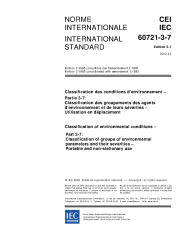 IEC 60721-3-7:1995+AMD1:1996 Consolidated