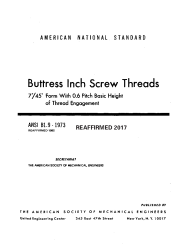 ASME B1.9-1973 (R2025) (R2017)