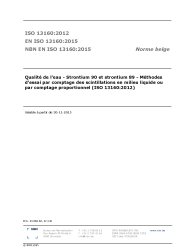 NBN EN ISO 13160:2015