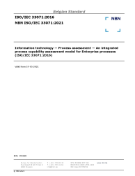 NBN ISO/IEC 33071:2021
