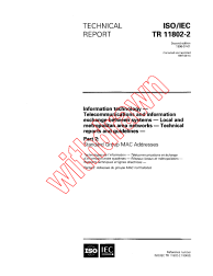 ISO/IEC TR 11802-2:1997