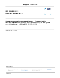 NBN ISO 22139:2023