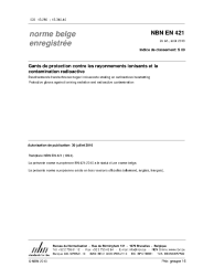 NBN EN 421:2010